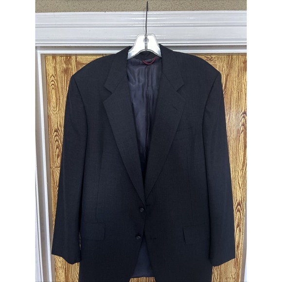 Hart Schaffner Marx Wool 40R Sport Coat PLAID CHECK vtg